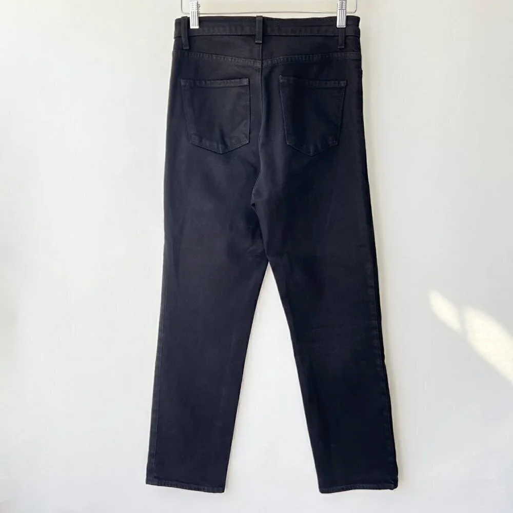 J.Brand Highrise ankle straight legs Jules jeans , black, Size 27 O